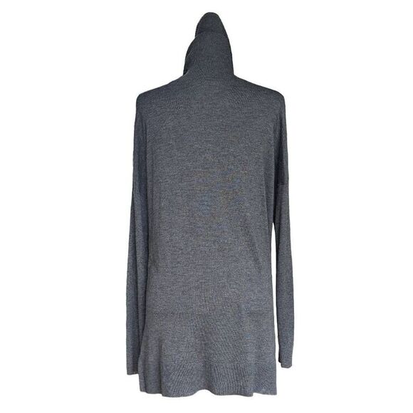Caslon Gray 3 in 1 Convertible Cowl Neck Sweater Side Split Tunic Size L Women - Picture 8 of 11